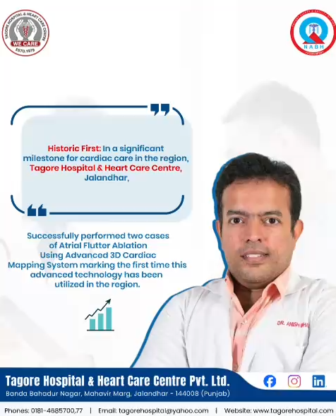 Historic First - Advanced Atrial Flutter Ablation - Now Available in Jalandhar